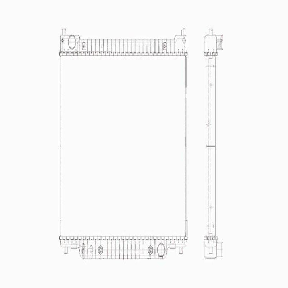 Radiator Fits 1974 Mazda B1600