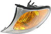 Corner Marker Parking Light W/Chrome Trim Driver Left LH for BMW 3 Series E46