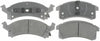 Silver 14D506M Semi-Metallic Front Disc Brake Pad Set with Wear Sensor