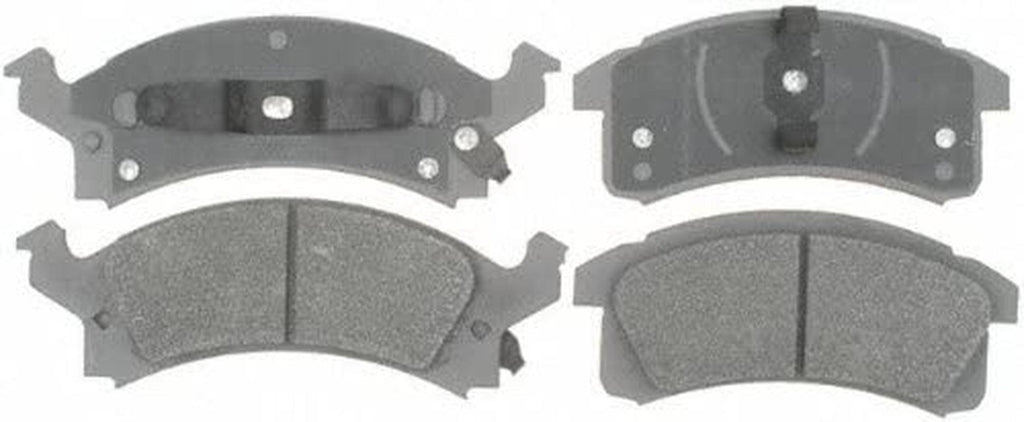 Silver 14D506M Semi-Metallic Front Disc Brake Pad Set with Wear Sensor