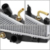 OEM-RA-2148 1-Row Aluminum Core Radiator Compatible with 98-02 Accord 2.3L AT, 26-11/16" W X 14-3/4" H X 5/8" D, 1-1/4" Inlet / 1-1/4" Outlet
