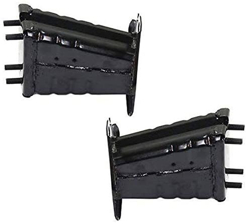 Partomotive For 14-19 Rogue Rear Bumper Cover Mounting Brace Stay Bracket Steel SET PAIR