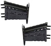 Partomotive For 14-19 Rogue Rear Bumper Cover Mounting Brace Stay Bracket Steel SET PAIR - greatparts