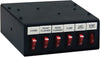 6391106 Illuminated 6-Function on Switch Box, Black