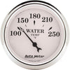 1638 Old TYME White Mechanical Water Temperature Gauge