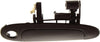 Aftermarket Front Exterior Door Handle Compatible with 2000-2005 Toyota Echo Smooth Black, with Keyhole, Set of 2, Driver and Passenger Side