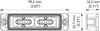 H22899011 L/Head Ms4 3-Color Led Mv Amb/Blu/Wht