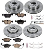 KOE529 Autospecialty Front and Rear Replacement Brake Kit-Oe Brake Rotors & Ceramic Brake Pads