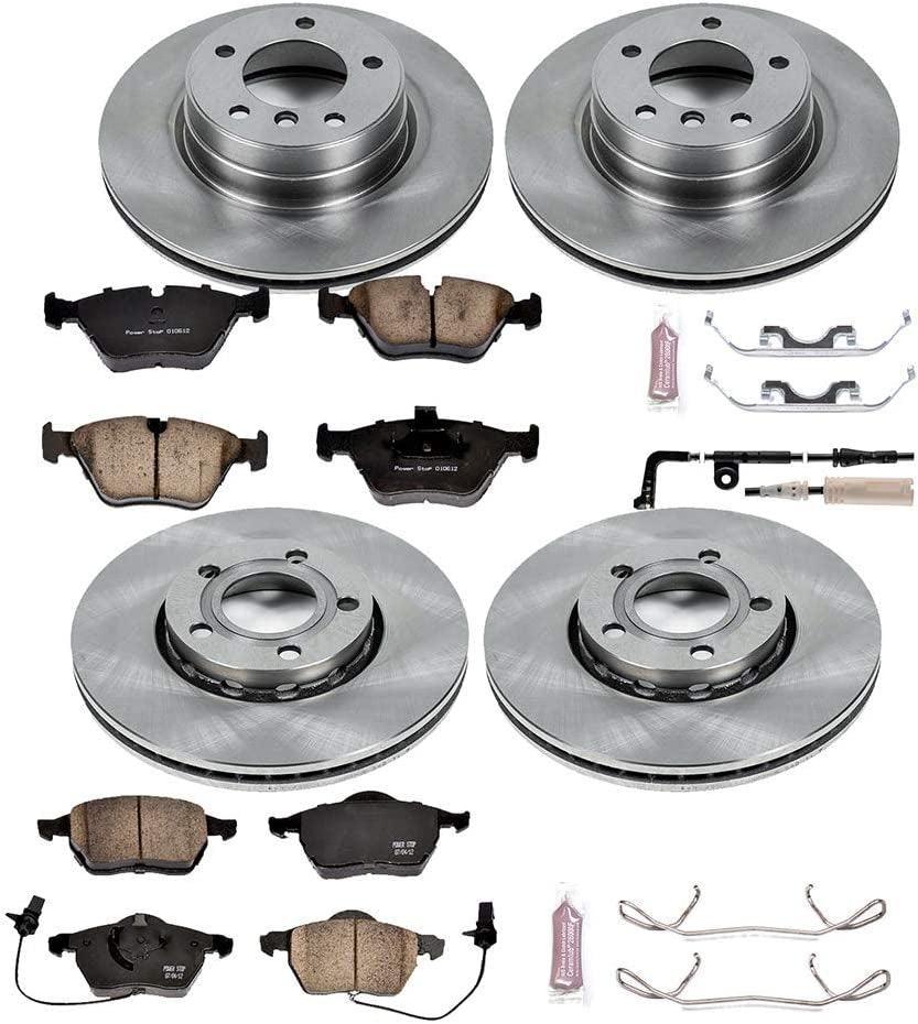 KOE529 Autospecialty Front and Rear Replacement Brake Kit-Oe Brake Rotors & Ceramic Brake Pads