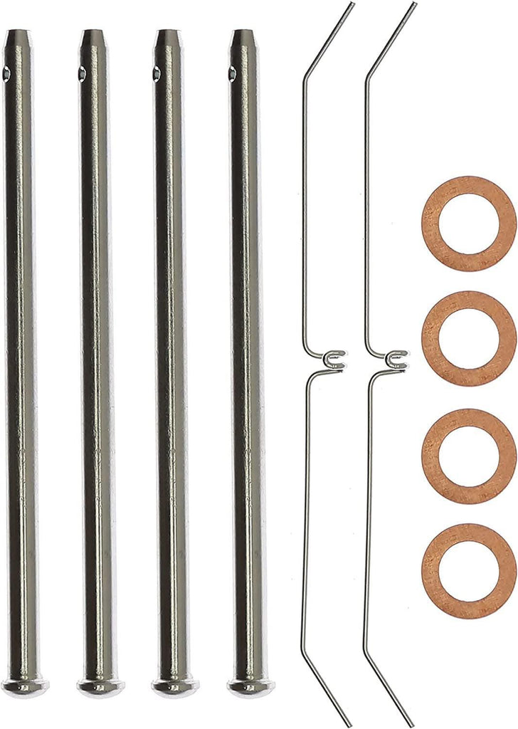 Gold 18FR2655KSD Front Disc Brake Caliper Set with Pins, Springs, and Washers (Performance Friction Ready Coated)