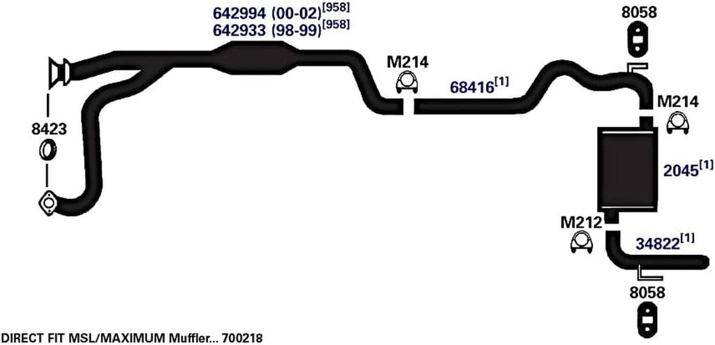 34822 Exhaust Tail Pipe