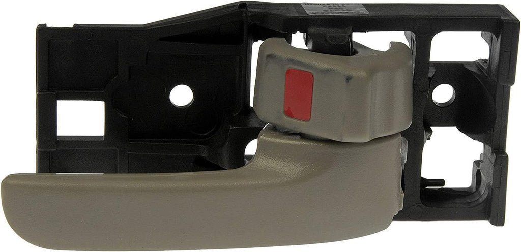 Dorman 81219 Front Passenger Side Interior Door Handle Compatible with Select Toyota Models, Smooth; Gray