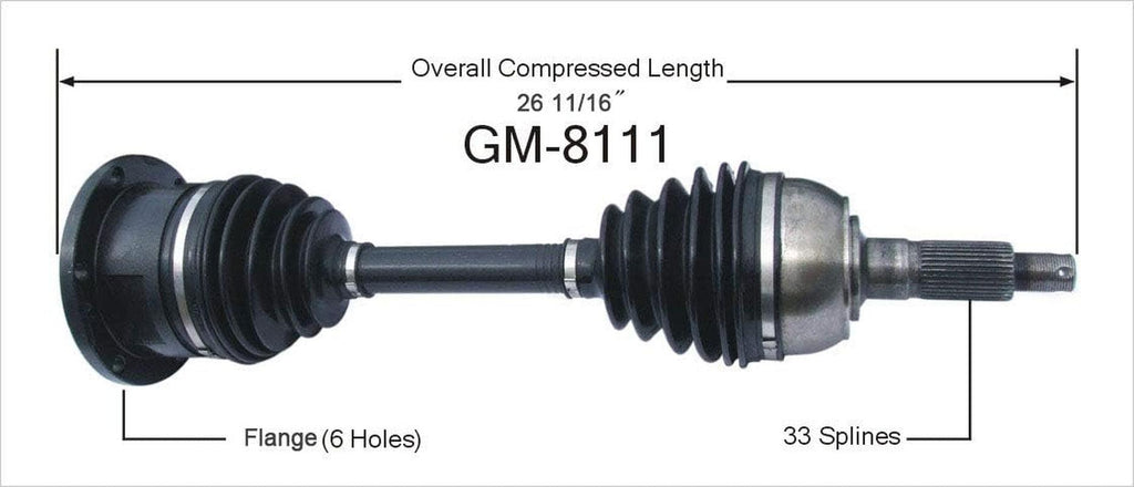 GM-8111 CV Axle Shaft