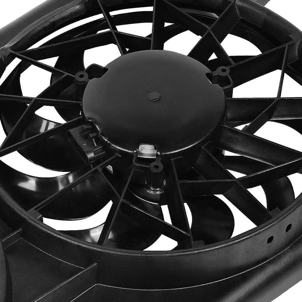 OEM-RF-0065 Factory Style Radiator Cooling Fan Assembly Cooling Efficiency Improved Direct Replacement [Compatible with 01-06 Sebring / 01-06 Stratus/Convertible]