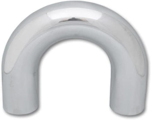 Vibrant Power 2870 Tubing, 180 Degree Elbow, Aluminum, Polished, 3.50 In. outside Diameter, 4.75 In. Centerline Radius, 4.00 In. Leg Length, Each