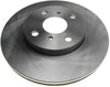 980201R Professional Grade Disc Brake Rotor, Silver, 10.04