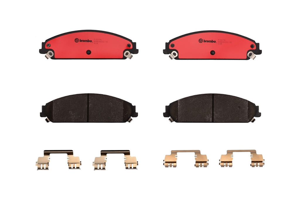 Front Disc Brake Pad Set for 300, Challenger, Charger, 200+More (P11017N)