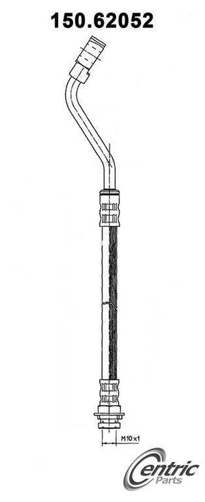 Brake Hydraulic Hose for Lumina, Monte Carlo, Cutlass Supreme+More 150.62052