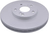96795FZN Rust Prevention Technology Coated Rotor Brake Rotor, 1 Pack, Silver, Medium