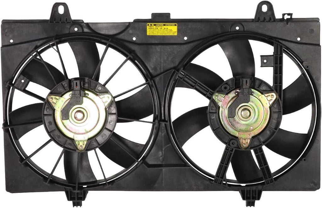 Factory Style Radiator Cooling Fan Assembly Compatible with 07-12 Nissan Sentra 2.0L,OEM-RF-0878