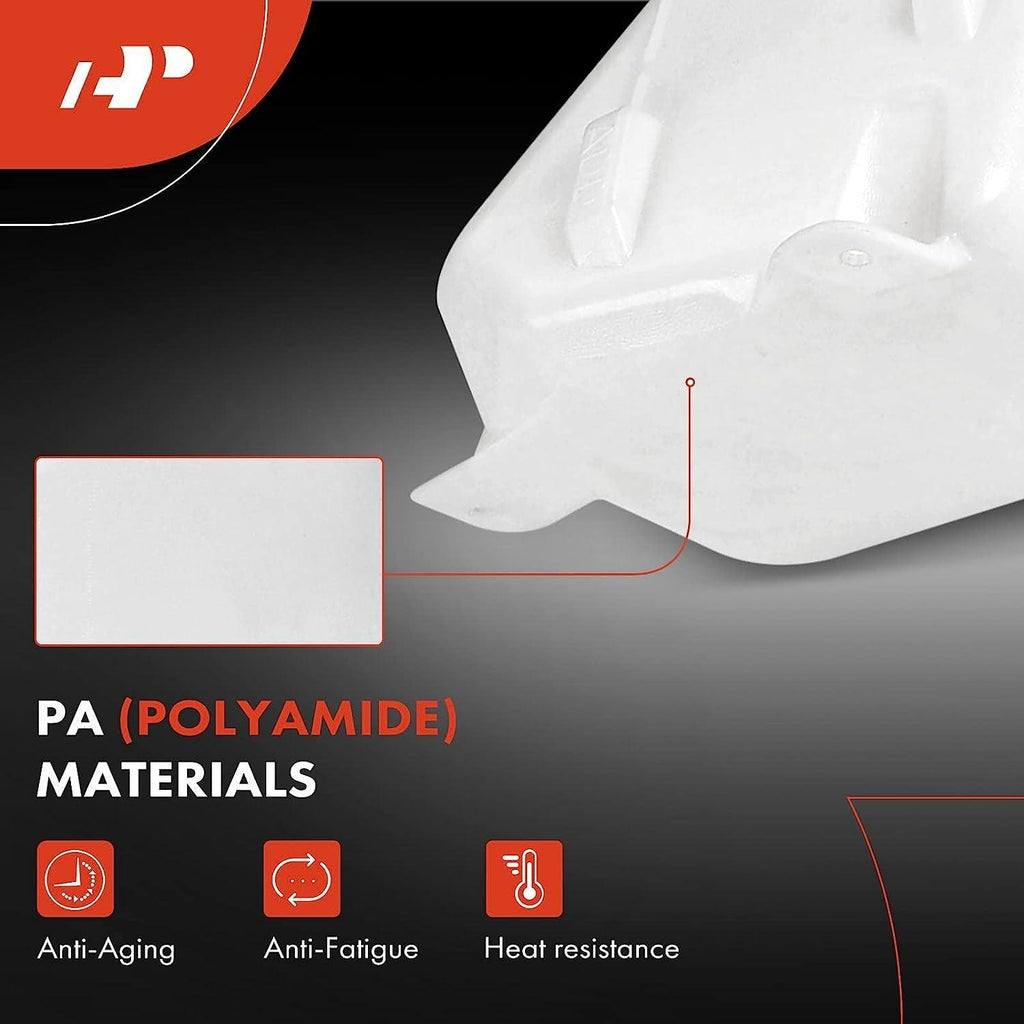 A-Premium Engine Coolant Overflow Recovery Reservoir Tank [W/Cap & Tubing] Compatible with Dodge Ram 2500 3500 2004-2009, [6Cyl 5.9L 6.7L], Replace# 55056493AB, 55056493AA