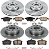 KOE5749 Autospecialty Front and Rear Replacement Brake Kit-Oe Brake Rotors & Ceramic Brake Pads