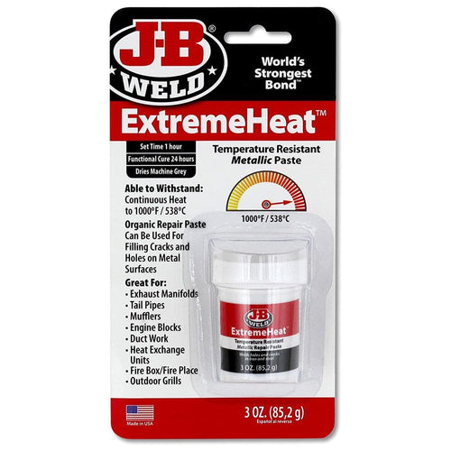 J-B Weld 37901 Extremeheat High Temperature Resistant Metallic Paste - 3 Oz