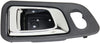 for Honda Pilot Interior Door Handle 2003 04 05 06 07 2008 Front Driver Side Gray Bezel W/Chrome Lever | W/Door Lock Hole| Trim:All Submodels