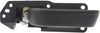 for Chevy Silverado 3500 HD Interior Door Handle 2007-2014 Front Driver Side Black | W/Door Lock Button| Trim: LT/WT