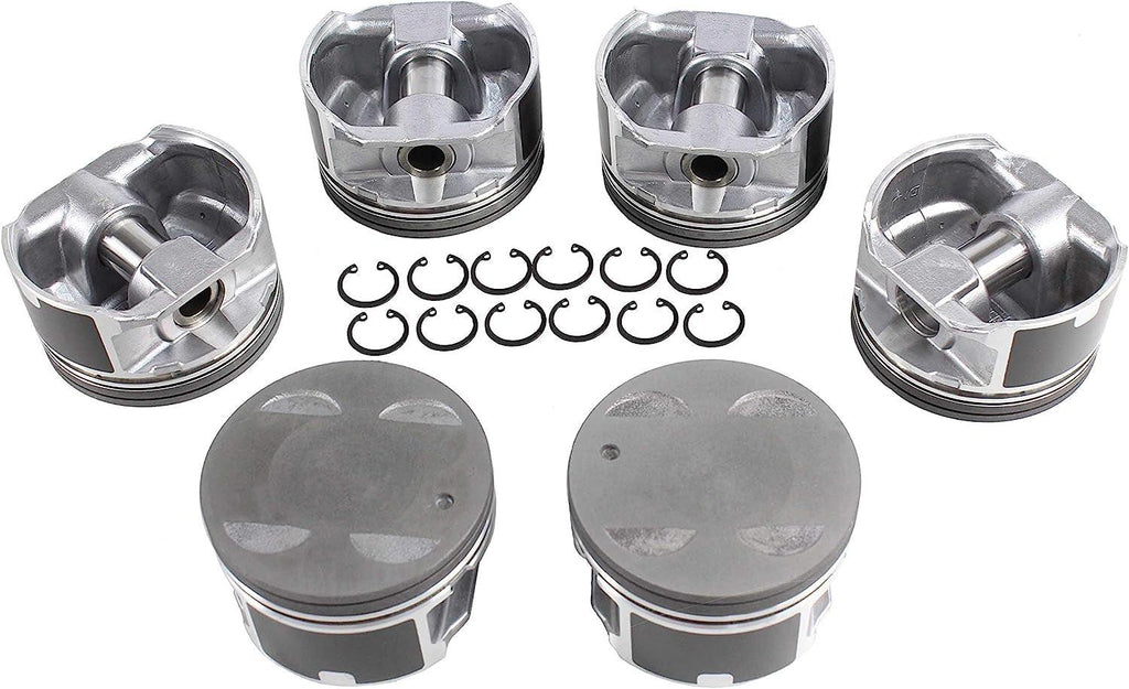 DNJ P953 Piston Set/For 04-10 Toyota, Lexus/Highlander, Rx400H, Solara, ES330, RX330, Camry, Sienna/ 3.3L V6 Dohc/Naturally Aspirated