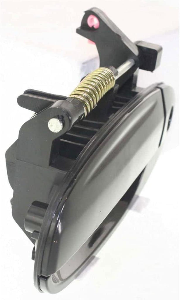 for Chevy Aveo5 Exterior Door Handle Front Driver Side Smooth Black 2009-2011 | with Key Hole | Trim: Base/Ls/Lt | GM1310173 | 96409548