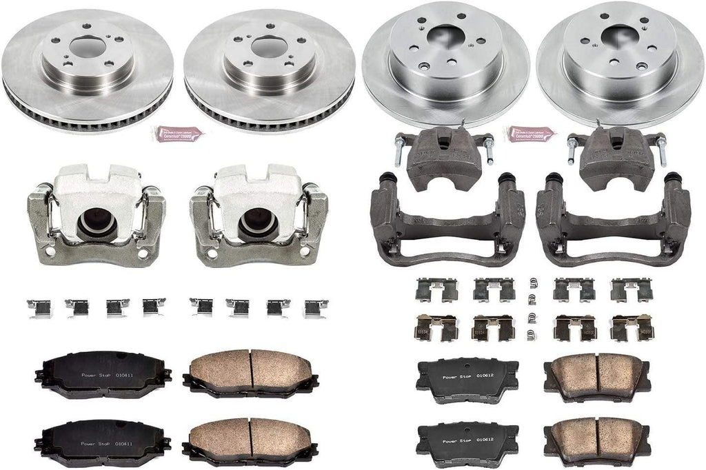 KCOE4101 Autospecialty 1-Click OE Replacement Brake Kit with Calipers