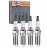 4 Pc Champion Double Platinum Spark Plugs Compatible with Mazda 3 2.0L 2.3L 2.5L L4 2006-2013