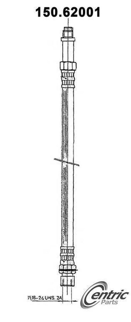 Brake Hydraulic Hose for Commercial Chassis, Deville, Fleetwood+More 150.62001