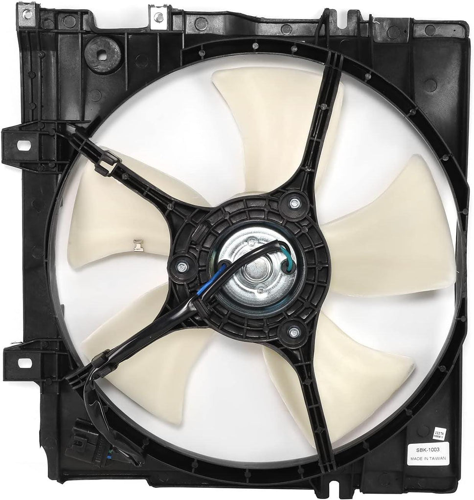 Factory Style Radiator Fan Assembly Compatible with 95-99 Subaru Legacy,Oem-Rf-0935