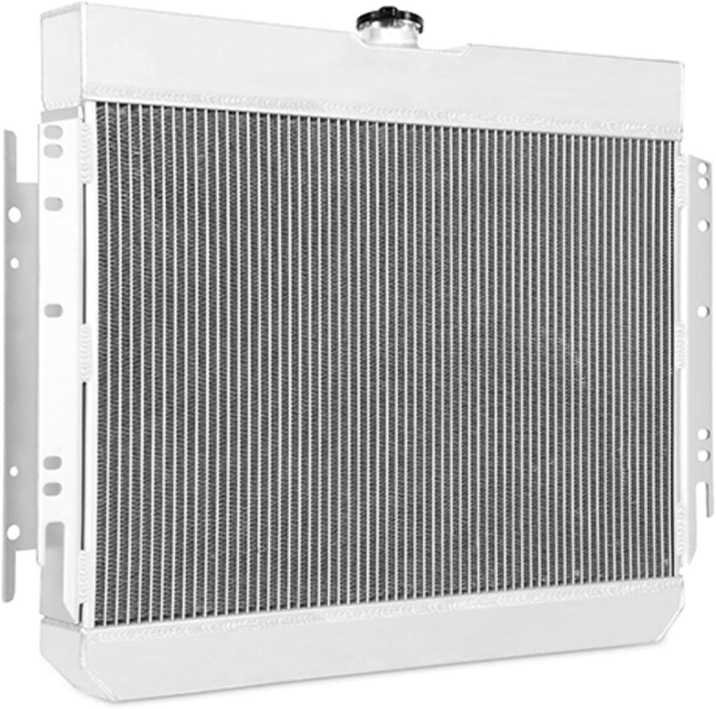 MMRAD-CHE-65X X-Line Performance Aluminum Radiator Compatible with Chevrolet Chevelle 1965-1967 Silver