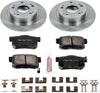 Rear KOE2391 Stock Replacement Brake Pad and Rotor Kit Autospecialty