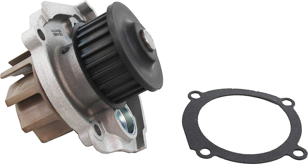 DNJ WP4254 Water Pump for 12-16 Dodge, Fiat, Jeep/Dart, 500, 500L, 500X, Renegade 1.4L L4 SOHC Turbocharged, Naturally Aspirated EAF,EAB,EAM