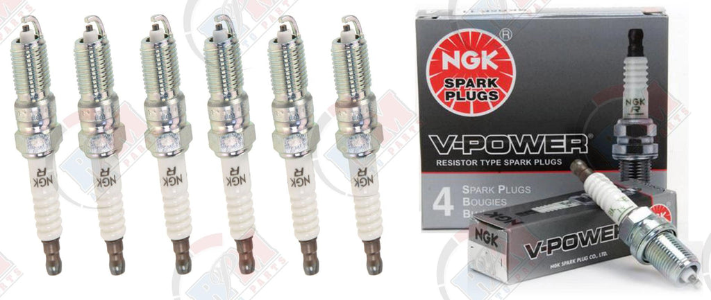 NGK "V-POWER" Spark Plug (Set of 6) for 1997 Ford E-150 Econoline Club Wagon 4.2