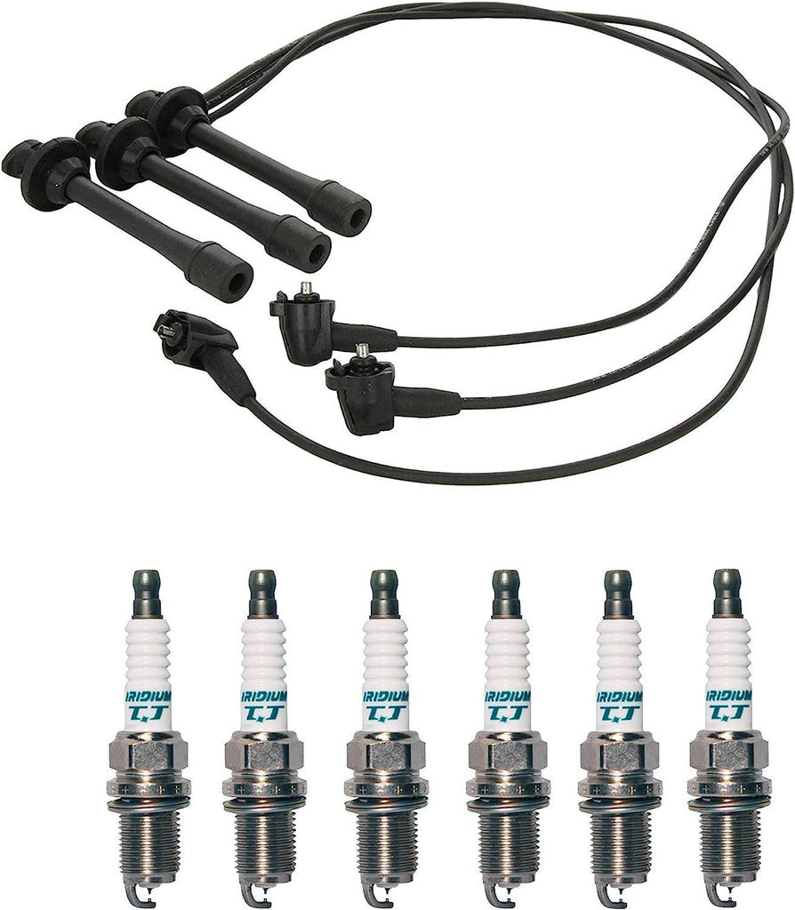 Denso Wire Set 5Mm & 6 Iridium TT Spark Plugs .040 Kit for Toyota 3.4L V6 VIN N