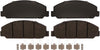 Gold 17D827MH Semi-Metallic Front Disc Brake Pad Set