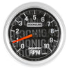 3-3/8 in. TACHOMETER 0-10000 RPM IN-DASH HOONIGAN - greatparts