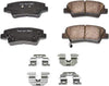 Rear 17-1313 Ceramic Brake Pads Evolution Z17