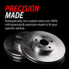 JBR1337 Autospeciality Stock Replacement Rear Brake Rotor