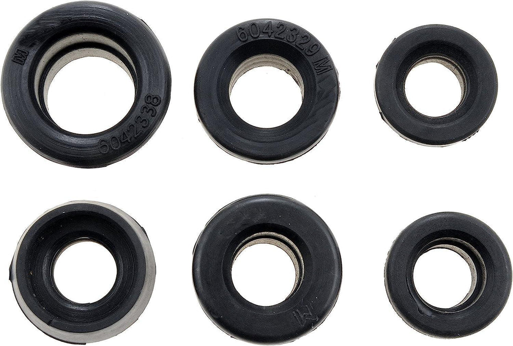 Dorman 42339 Assortment of 6 PCV Grommets Compatible with Select Acura / Honda Models, 6 Piece