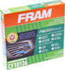 Fresh Breeze Cabin Air Filter Replacement for Car Passenger Compartment W/ Arm and Hammer Baking Soda, Easy Install, CF10136 for GM Vehicles, White