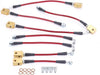 BH00088 Stainless Steel Brake Hose Kit- Front & Rear