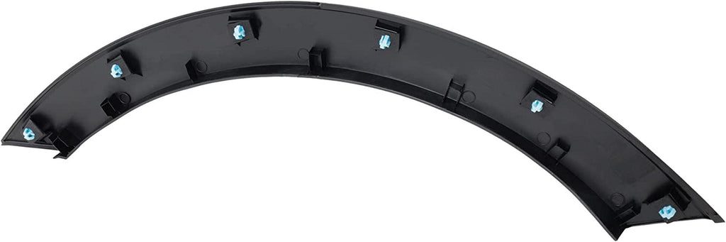 Fender Trim Compatible with 2011-2016 Kia Sportage Textured Black Rear, Driver Side