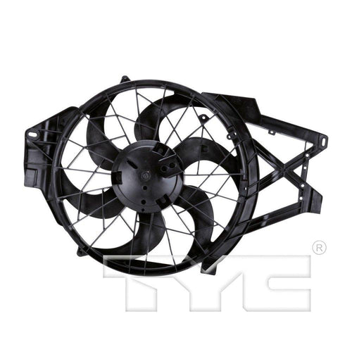 620460 Dual Radiator and Condenser Fan Assembly Fits 2002 Ford Mustang