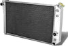 RA-S10V882-3 Aluminum 3-Row Racing Radiator,Metallic